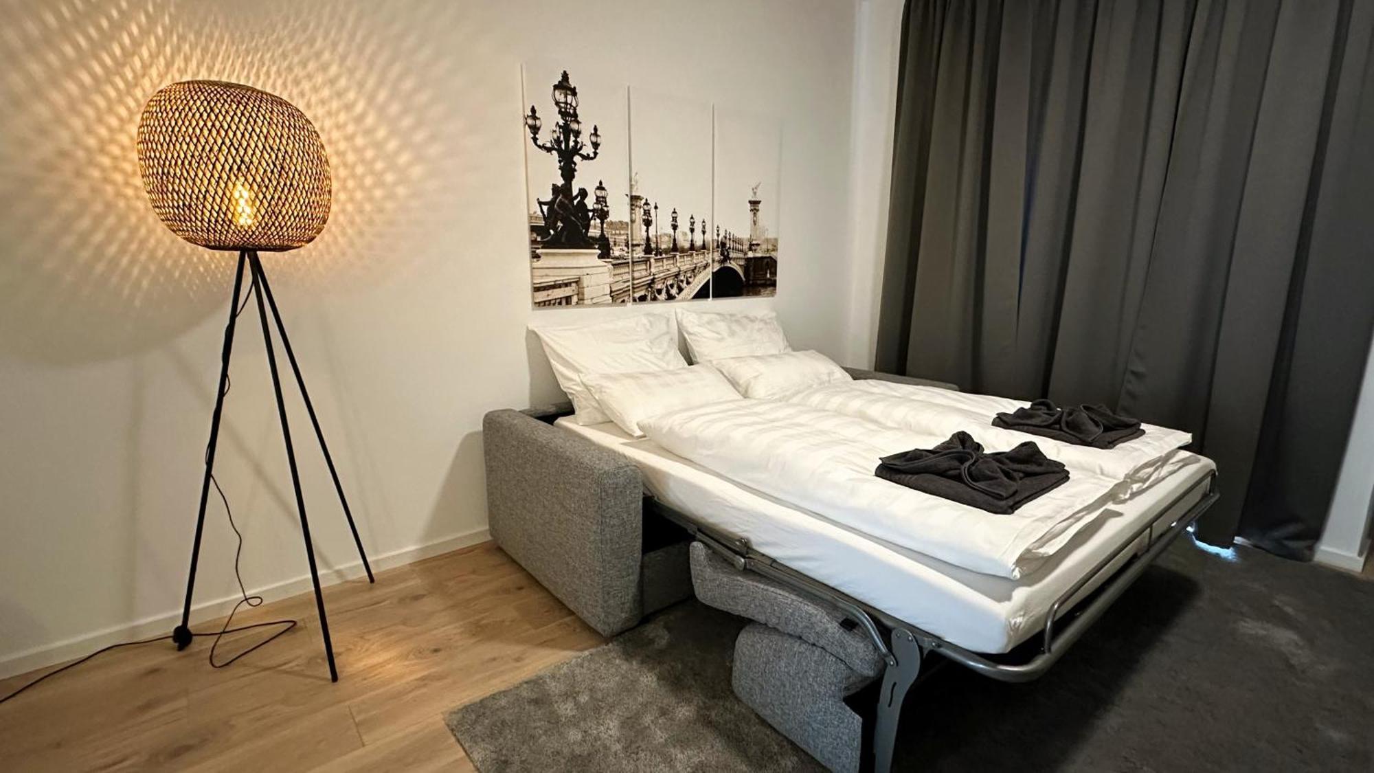 Bohnapartments - Nordkap-Suiten - Gratis Parkplatz - Moderner Neubau - Erdgeschoss - Fussbodenheizung Erfurt Rum bild
