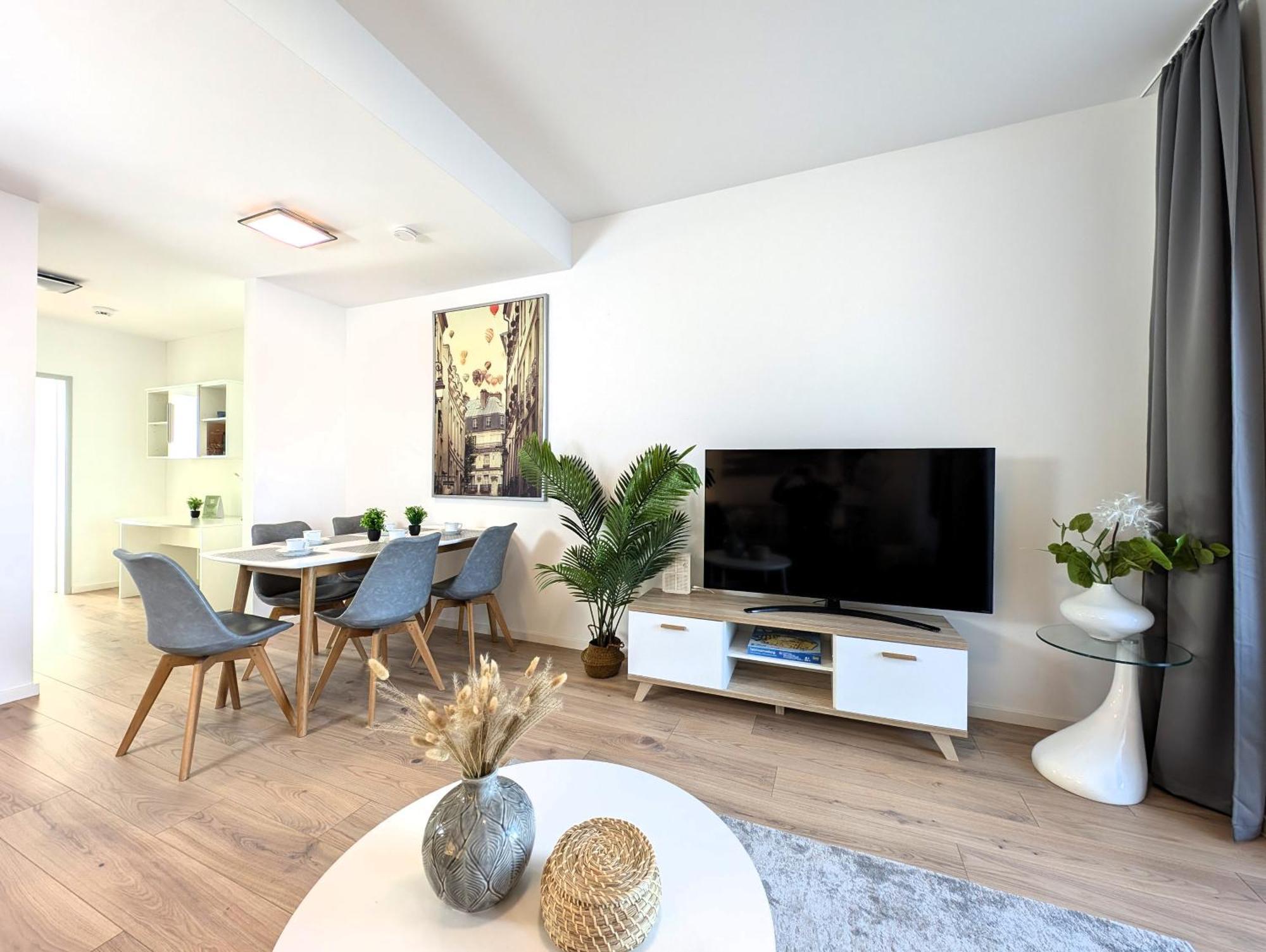 Bohnapartments - Nordkap-Suiten - Gratis Parkplatz - Moderner Neubau - Erdgeschoss - Fussbodenheizung Erfurt Exteriör bild
