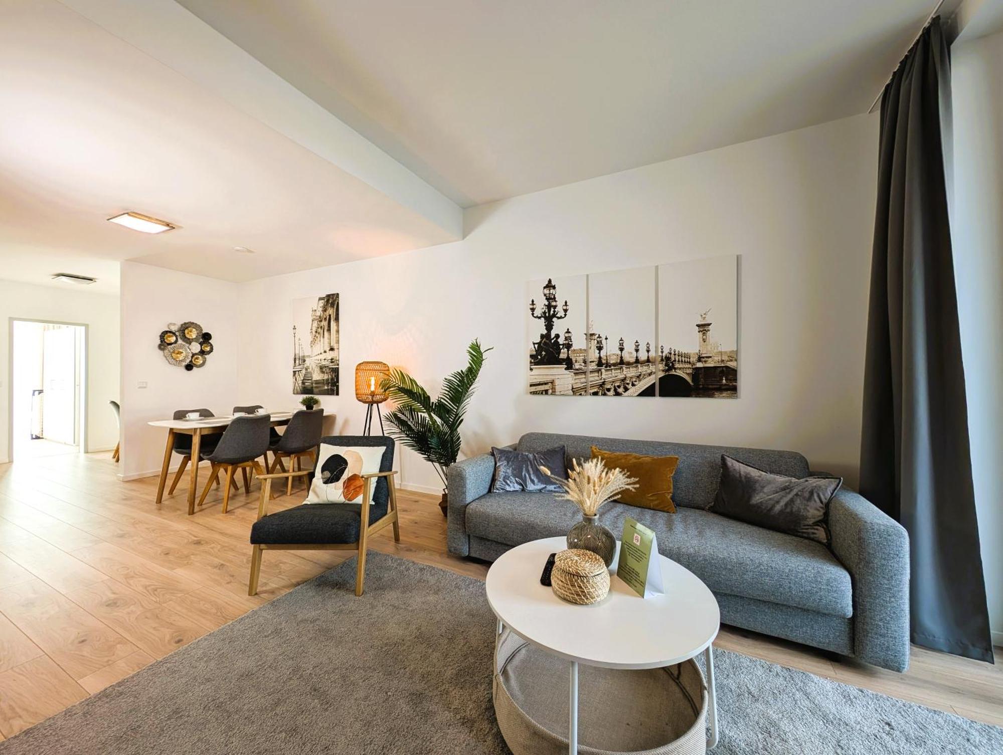 Bohnapartments - Nordkap-Suiten - Gratis Parkplatz - Moderner Neubau - Erdgeschoss - Fussbodenheizung Erfurt Exteriör bild